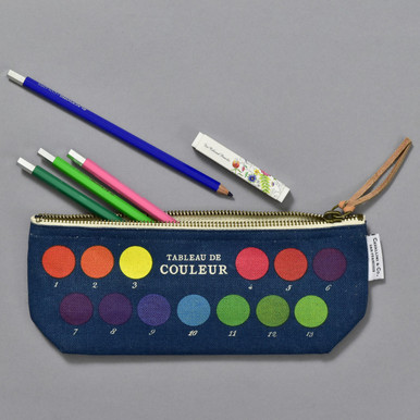 Mini Colored Pencil Pouch of 12 Tiny Pencils - Wet Paint Artists