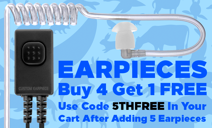 Buy 4 Earpieces Get 1 Free!