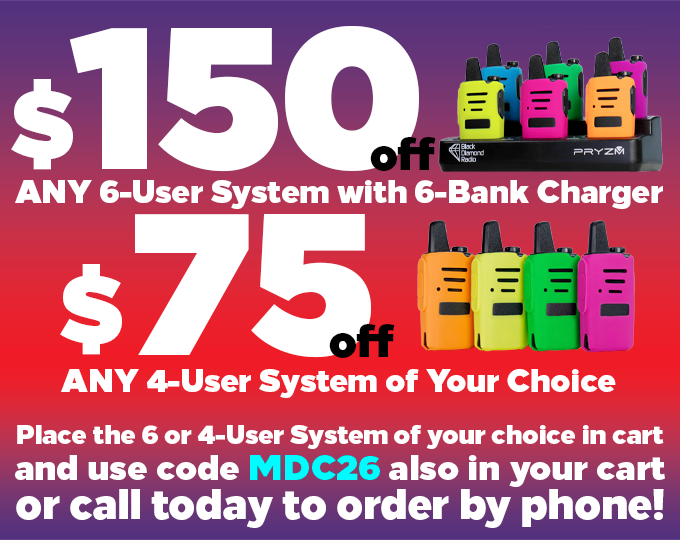 150 off 6-User or 75 off 4-User Systems