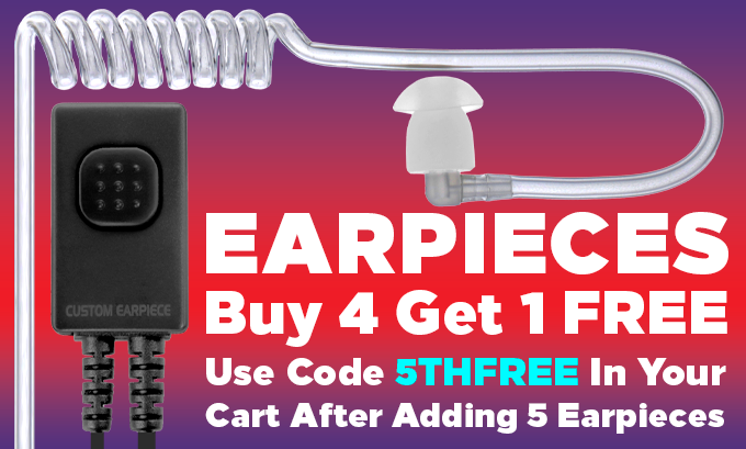Buy 4 Earpieces Get 1 Free!