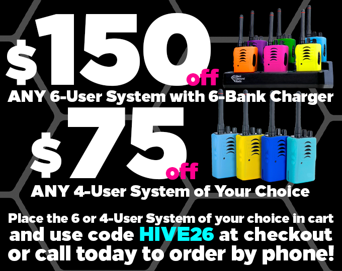 $150 off 6-User and $75 off 4-User with code HIVE26