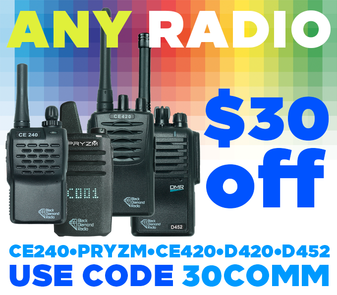 All Radios $30 Off - Enter Code 30COMM