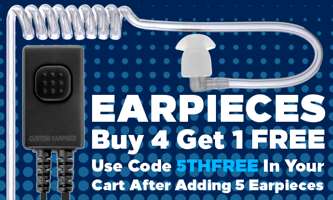 Buy 4 Earpieces Get 1 Free with Code 5THFREE