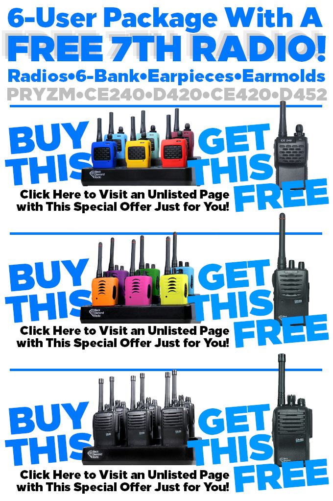 Free 7th Radio w/Purchase of 6-User System