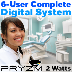 Pryzm Dental Digital Two Way Radio 6-User System