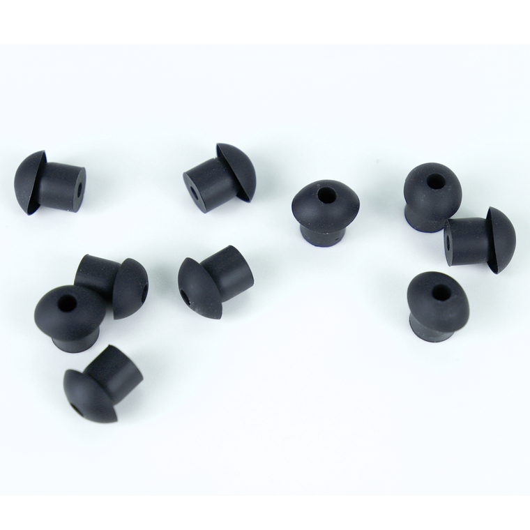 Silicone Eartips - 10 Pack - Black