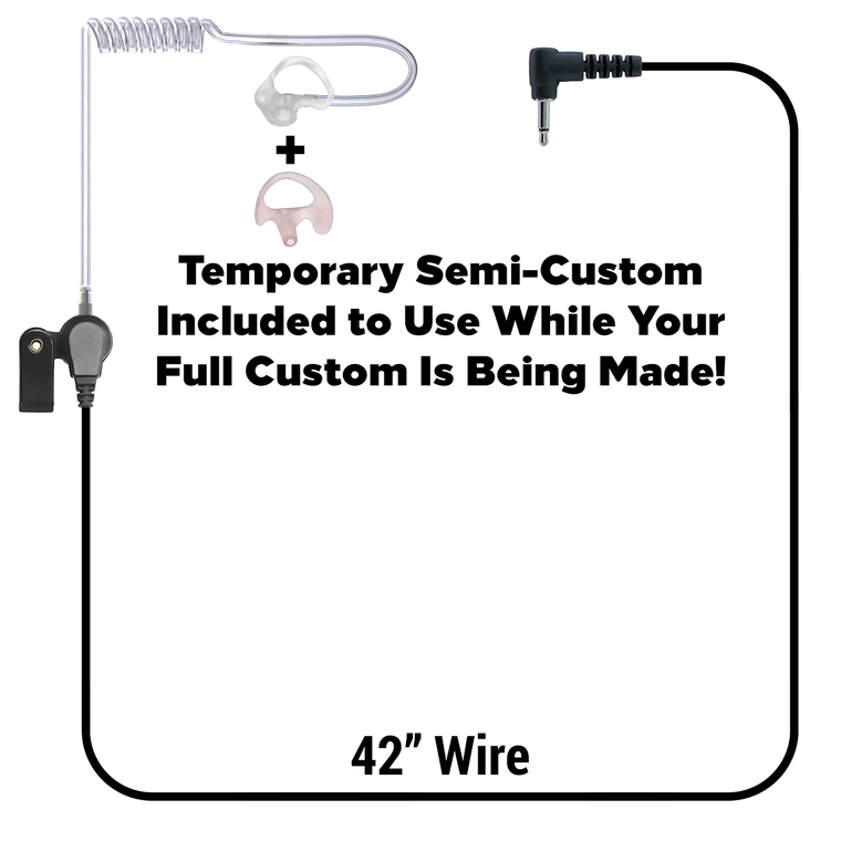 IFB - Full Custom Earmold - 3.5 Right Angled Connector