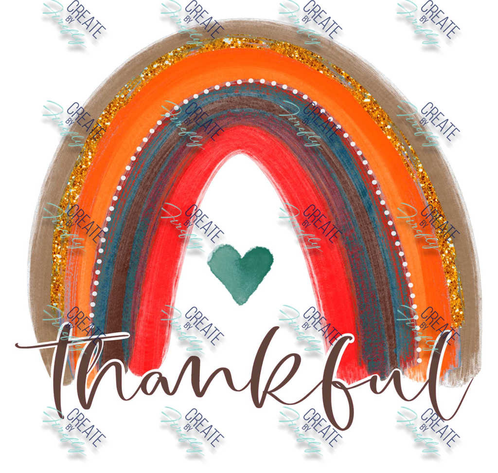 Thankful Fall Rainbow - Create by Firefly