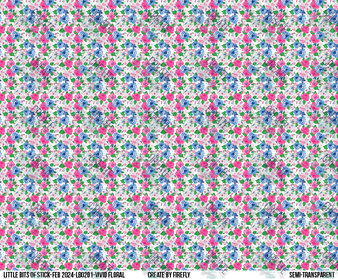 Vivid Floral - 1/4 Scale