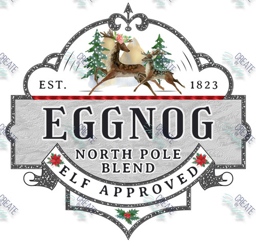 Eggnog Label