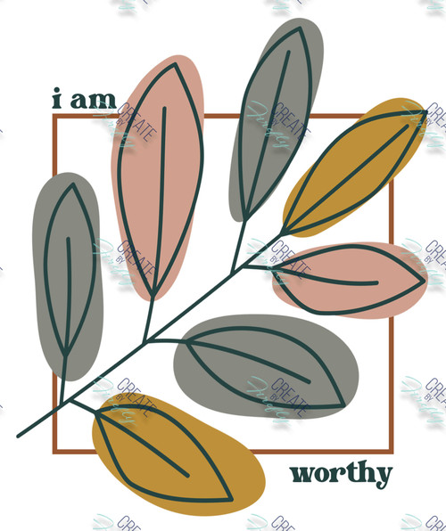 Universal Decal - I am Worthy