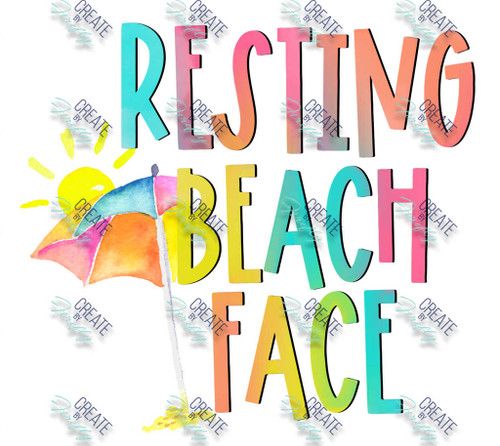 Resting Beach Face