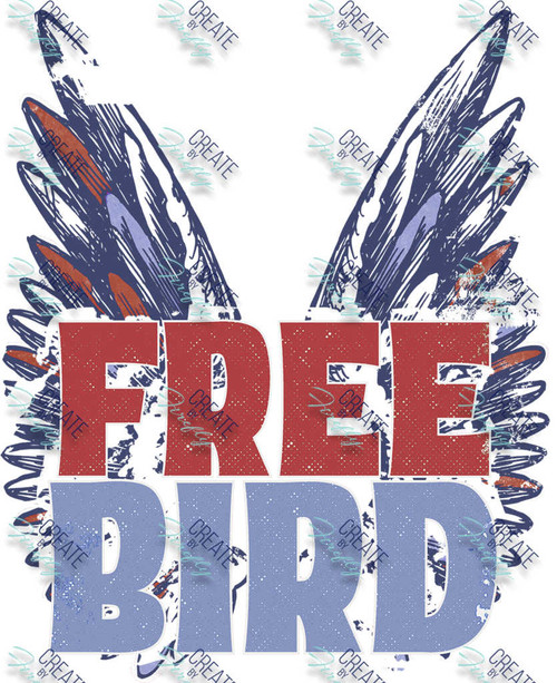 Distressed Free Bird