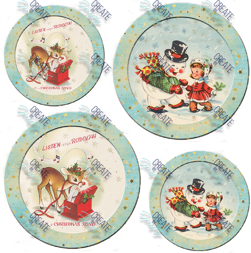 Vintage Child Christmas - Little Bits Set