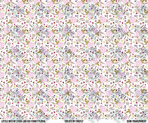 Funky Floral- 1/4 Scale - Starting Fresh