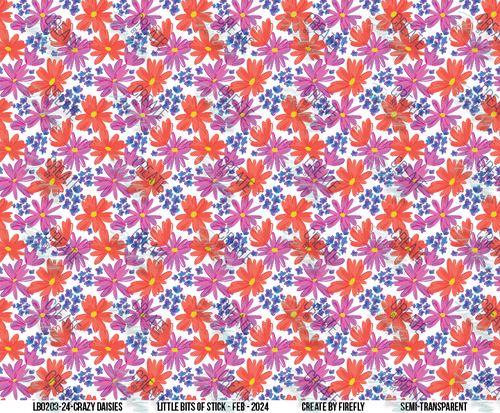 Crazy Daisies - 1/4 Scale -  Be BOLD