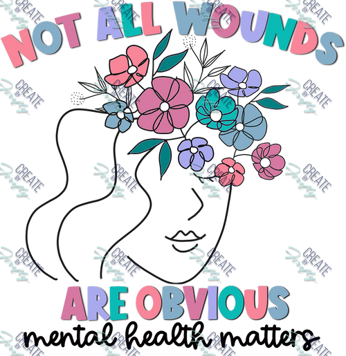 Not All Wounds Are Obvious - Universal Decal