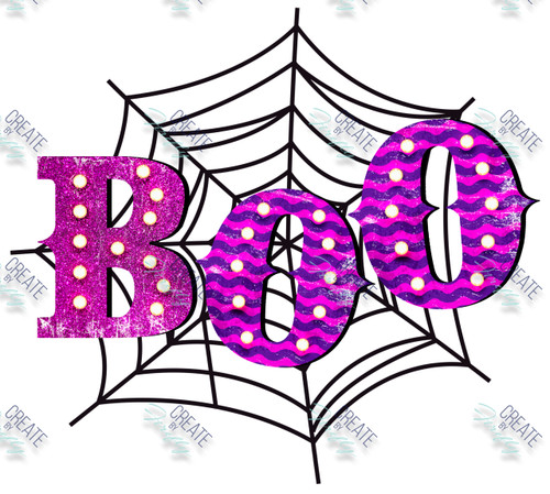 BOO w Spiderweb