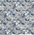 Blue & White Poinsettia over Grey Driftwood