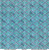 Art Deco-Teal Brushed Chrome - Water
