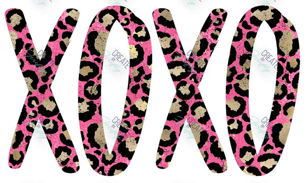 Universal Decal - XOXO - Leopard