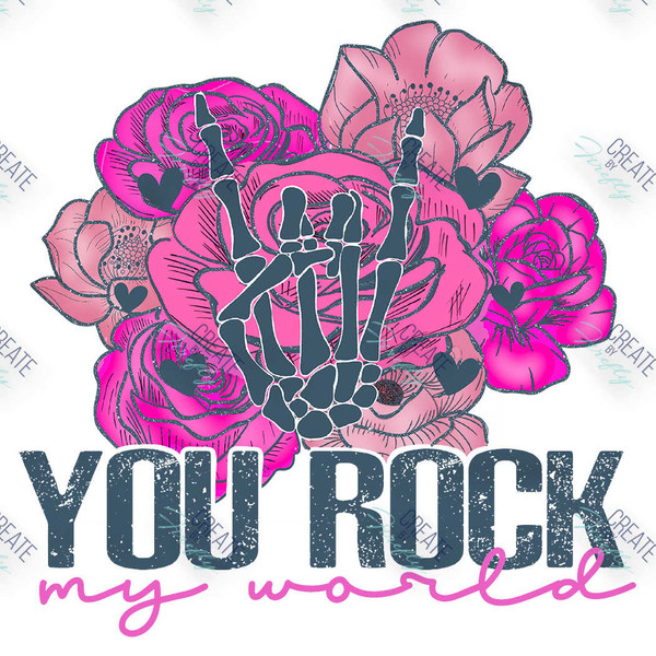 Universal Decal - You Rock My World