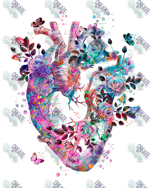 Heart Watercolor - Universal Decal