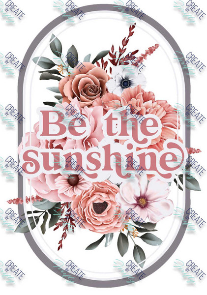 Be the Sunshine - Peach Floral