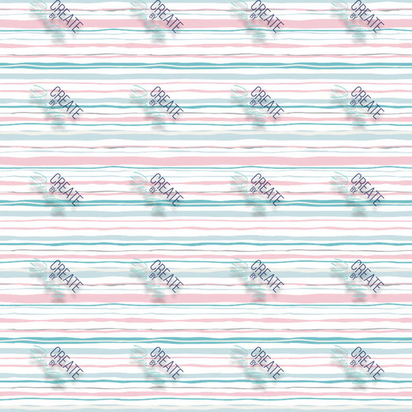 Pink & Aqua Stripe