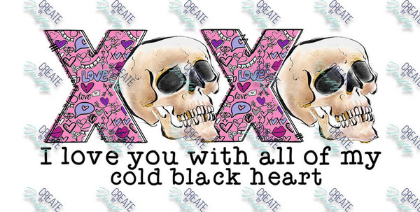 I love you - Skull