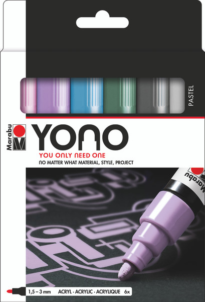 Marabu YONO Pastel - 6 Pack