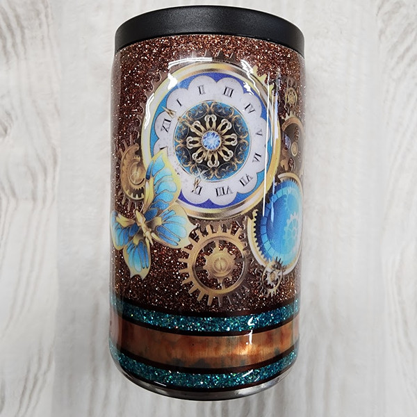 Clockwork Can Coozie