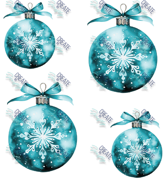 LBOS - Teal Ornament - Mini Decals