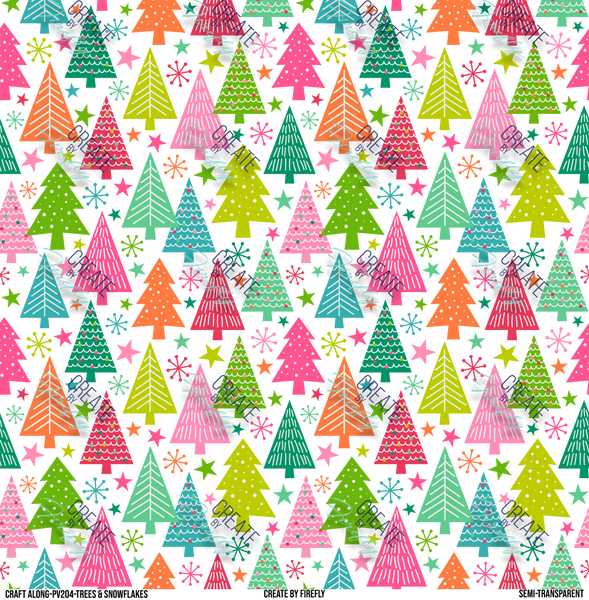 CT4E - Funky Christmas - Trees & Snowflakes