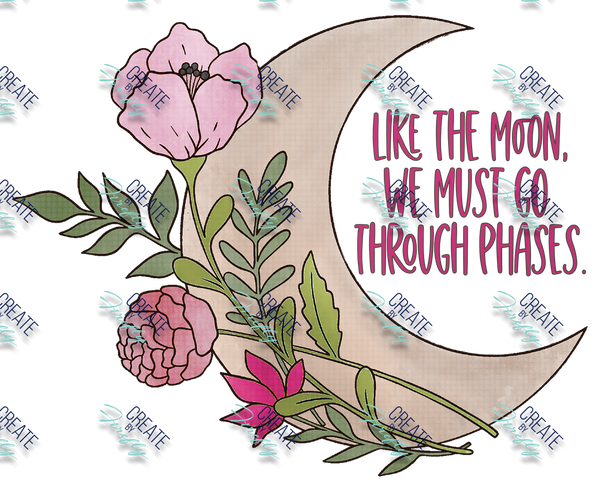 Like the Moon - We all must go through some phases.