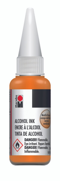 Alcohol Inks - Metallic Orange
