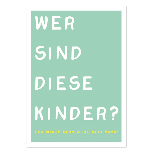 Postkarte "Wer sind diese Kinder?" - 10er VE