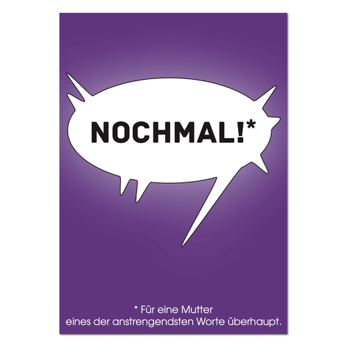 Postkarte "Nochmal" - 10er VE