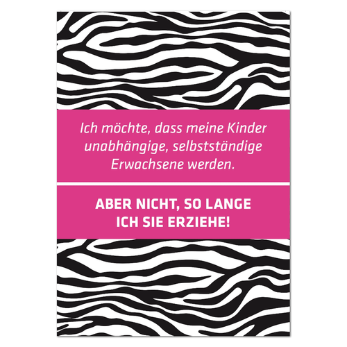 Postkarte "unabhängige Erwachsene" - 10er VE