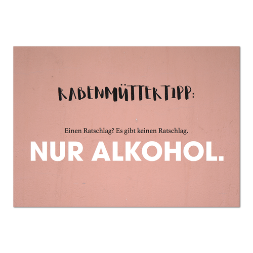 Postkarte "Rabenmütter Tipp" - 10er VE