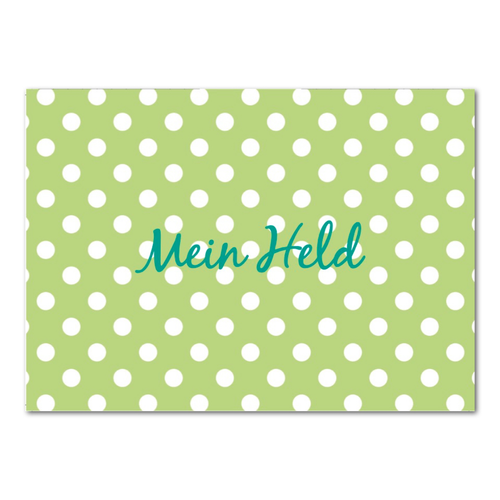 Postkarte "Mein Held" - 10er VE