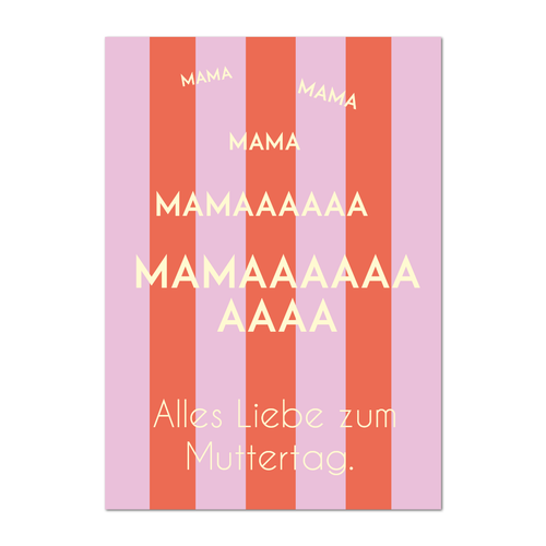 Postkarte "Muttertag" - 10er VE