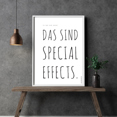 Poster "Special Effects" - 10er VE