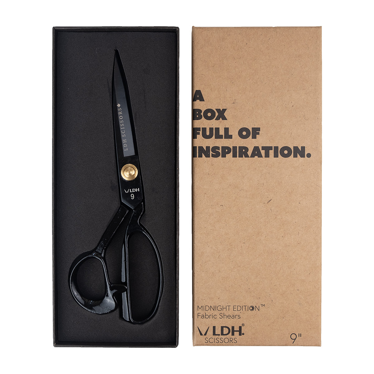 LDH SCISSORS Midnight Edition Fabric Shears (5 sizes) ELEGANTE