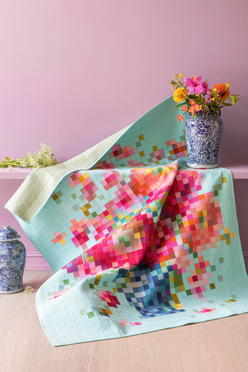 TILDA Embroidery Flower, Quilt Kit 63½" x 81½" (161 x 207cm) Elegante