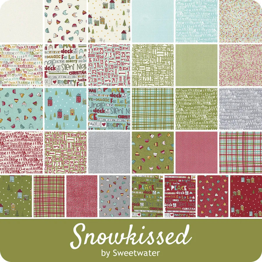 MODA SWEETWATER Snowkissed, The Hills Stripe in Splash - ELEGANTE ...