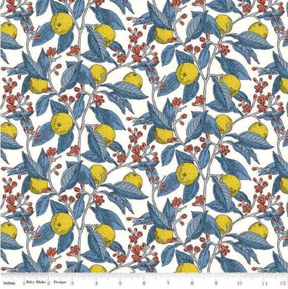 LIBERTY Bundle of 5 Fabrics, SUMMER HOUSE Yellow, LIBERTY OF LONDON