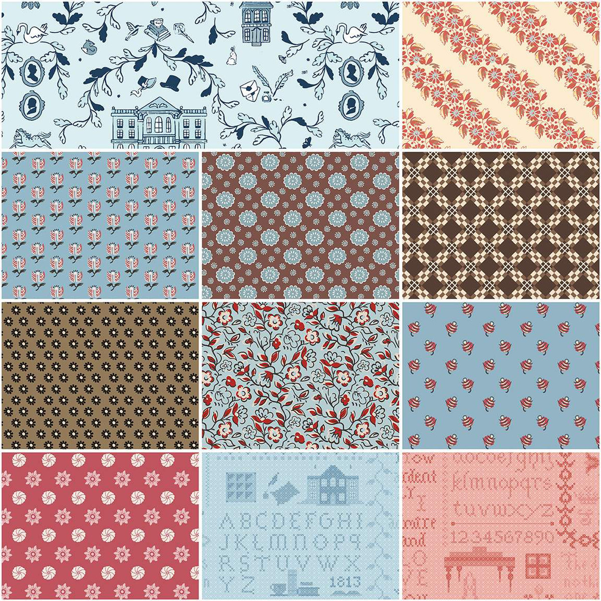 RILEY BLAKE DESIGNS, JANE AUSTEN Pride & Prejudice