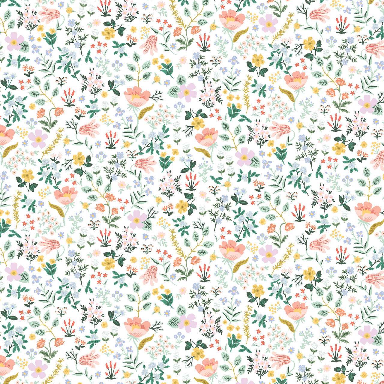 RIFLE PAPER CO, CURIO, Bramble Fields in White - ELEGANTE VIRGULE CANADA