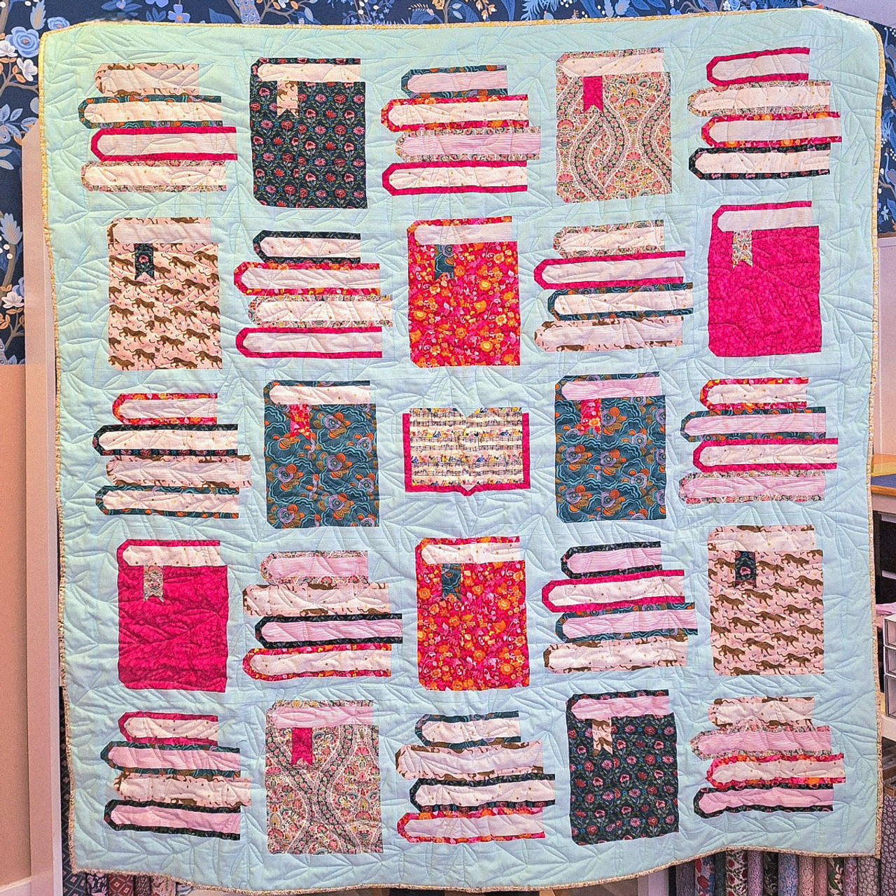 BOOK NOOK Quilt Kit - in TILDA x RIFLE PAPER CO x LIBERTY x CLOUD 9 FABRICS